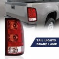 Tail Lights Pair W Bulbs Wiring Harness For Gmc Sierra 1500 2500 3500hd 2007 2008 2009 2010 2011 2012 2013 Passenger Side Red