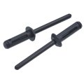 30pcs 13 64 In Hole Plastic Blind Flare Rivets Black Nylon Ornament Retainers For Gm 20465395 And Chrysler Jeep Commander Dodge 