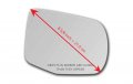 New Replacement Mirror Glass With Full Size Adhesive For 2019-21 Acura Rdx 2014-20 Mdx Passenger Side View Right Rh