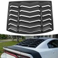Rear Window Louver For 2011-2023 Dodge Charger Sxt Gt Rt Scat Pack Scat Widebody Srt Hellcat Matte Black Abs All Weather 