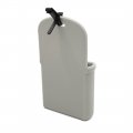 Uxcell Silicone Auto Car Air Vent Coin Holder Storage Bag Case Pocket Gray