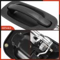 A-premium Rear Left Driver Side Exterior Door Handle Compatible With Chevy Silverado 1500 2500 3500 Tahoe Avalanche Suburban