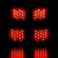 Amerilite Red Clear Led Replacement Brake Tail Lights Set For Chevy Tahoe Suburban Gmc Yukon Passenger And Driver Side