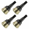 Caltric Upper And Lower Ball Joint Set Compatible With Polaris Outlaw 500 2006-2007 4-ball Joints