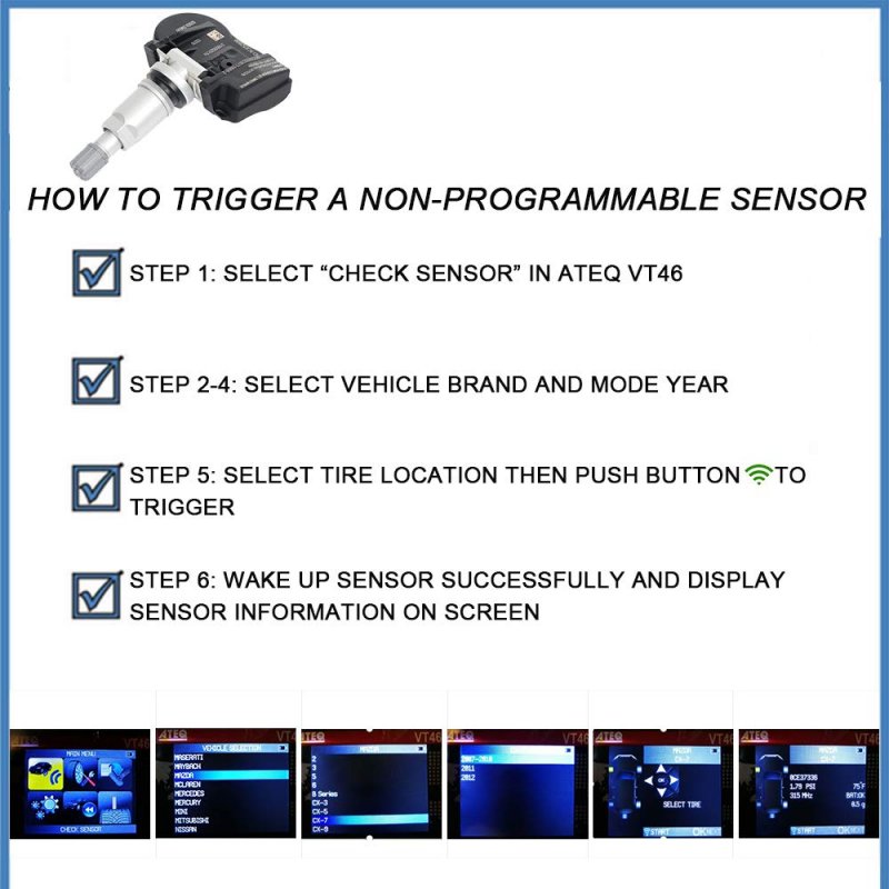 Programmed Tire Pressure Monitoring System Sensor Tpms 315mhz 4pcs For Hyundai Accent Elantra Equus Genesis Coupe Santa Fe