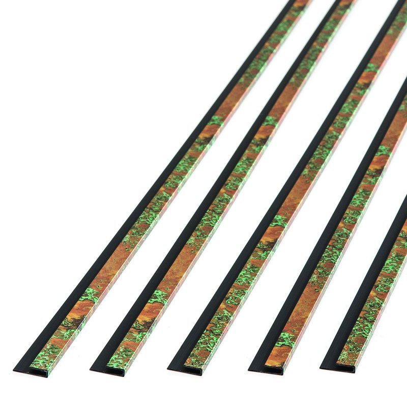 Fasa De 47 In Decorative Vinyl J Trim Copper Fantasy 5 Pack