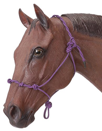 Tough 1 Tough-1 Knotted Rope Twisted Crown Training Halter Purple