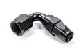 Fragola 229007-bl Black Hose Fitting 8 90 Deg To 6 
