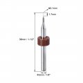 Uxcell Pcb Drill Bits 0 1mm Tungsten Carbide Rotary Tool Jewelry Cnc Engraving Print Circuit Board Micro 8 Inch Shank 1 Set 10