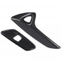 Carbon Fiber Interior Door Handle Molding Cover Trims For Chevy Corvette C7 2014 2015 2016 2017 2018 