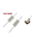Yxq 5w 200 Ohm 5 Cement Ceramic Resistors 10pcs 