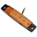Partsam 20x 3 8 Amber Red Clearance Lights Truck Trailer Rv Lorry Side Marker Indicators Decorative