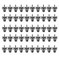 50 Pcs Pickup Retainer Grille Clip 90467-12040 Replacement For Toyota Tacoma Rav4 4runner 1989-2005