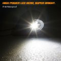 Hercoo Led Puddle Lights Left And Right Side Mirror White Lamps Smoked Lens Compatible With 2010-2018 Dodge Ram 1500 2500 3500