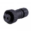 Male And Female 2 Pin Panel Gx16 Connector Socket Anti-electric Shock Anti-aging Nut Plug