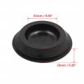 Uxcell Car Rubber Grommet Plug Flush Mount Wire Gasket Interior 45mm X 10mm Black
