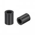 Uxcell Abs Round Spacer Washer Id 4 2mm Od 7mm L 10mm Plastic Standoff For 3d Printer Tv Wall Mounting Electrical Outlet Black