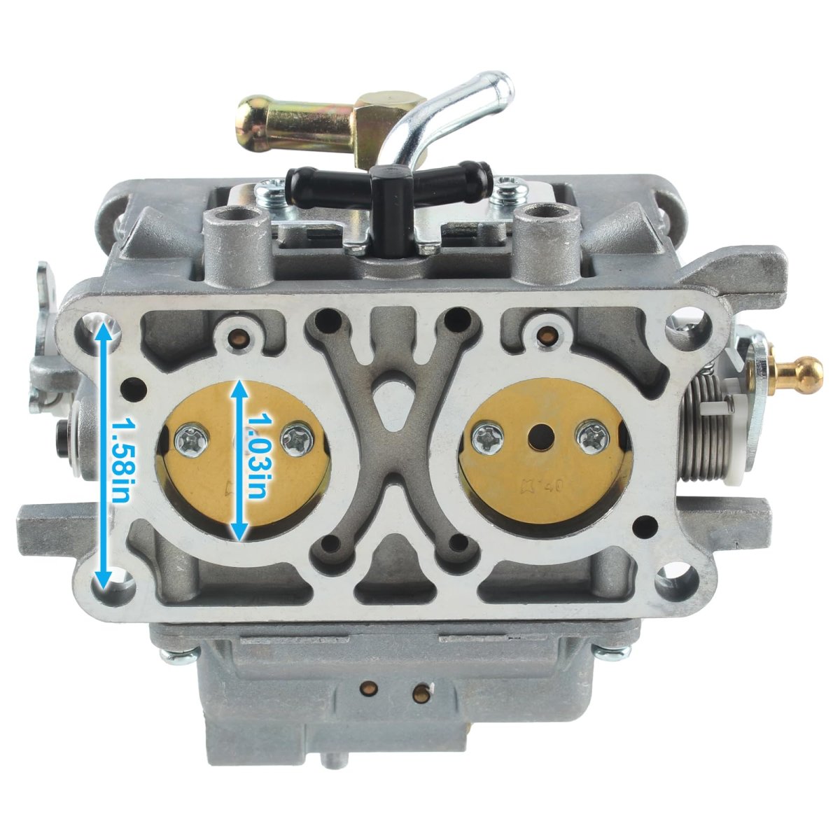 15003-2766 Carburetor Replacement With Repair Kit For Kawasaki Mule 3000 3010 3020 2001 To 2008 Replaces 11060-2477 11060-2478