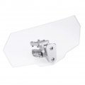 Transparent Windshield Duokon Motorcycle Universal Adjustable Windscreen Wind Deflector Fit For Most Abs