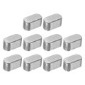 10pcs Round Ended Feather Key 5 X 10mm Carbon Steel Parallel Drive Shaft Stock Machine Keyway For Type Fastening Connection 