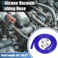 X Autohaux 1 Set Silicone Vacuum Tubing Hose 1m 6mm Id Engine Automotive Line Blue