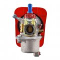 2 Stroke 80cc Red Motorcycle Carburetor Replacement For 49cc 50cc 60cc 66cc Bicycle Motorized Engine Kit