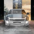 G-plus Led Drl Tube Projector Headlights W O Bulbs Compatible With Chevy Silverado 1500 2007-2013 Fit 2500 Hd 3500 2007-2014