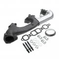 A-premium 2pcs Left Right Exhaust Manifold Kits W Gaskets Studs Nuts Springs Washers Compatible With Chevy Gmc C K G Class