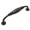 Cosmas 7120orb Oil Rubbed Bronze Country Style Cabinet Hardware Ribbed Handle Pull 5 Inch 128mm Hole Centers 