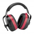 Elvex Ear Muff 28db Multi-position Black Red Large 