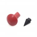 Uxcell 90pcs 8mm Dia Mushroom Shaped Tire Repair Insert Red Black For Car Vehicle