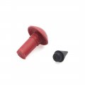 Uxcell 90pcs 8mm Dia Mushroom Shaped Tire Repair Insert Red Black For Car Vehicle