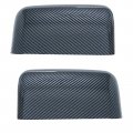 Kyyet Side Wing Mirror Cover Caps Fits For 2008-2016 F250 F350 F450 Super Duty Top Half Towing Carbon Fiber Pattern