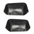 Kyyet Side Wing Mirror Cover Caps Fits For 2008-2016 F250 F350 F450 Super Duty Top Half Towing Carbon Fiber Pattern