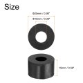 12pcs Rubber Spacers 25mm Od 10mm Id 15mm Height Round Anti Vibration Spacer Bushing Grommets Thick Washers For Home Car