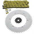 1987 Fits Yamaha Yz125 125 Yellow O Ring Chain And Sprocket 13 52 114l