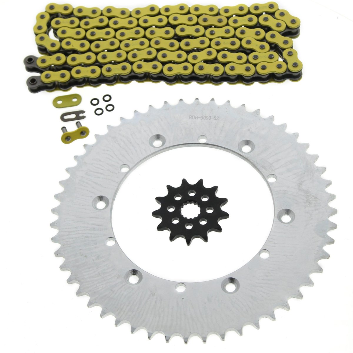 1987 Fits Yamaha Yz125 125 Yellow O Ring Chain And Sprocket 13 52 114l