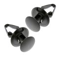 Ford F-150 15 2016 2017 2018 Cowl Retainers Push Type Fastener Nylon Black 0 78 In Face Diameter 0 33 Hole Size 2 Pieces Alx 