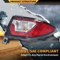 G-plus Tail Light W Bulbs Compatible With Chevy Traverse 2013 2014 2015 2016 2017 Right Passenger Side Outer 84266020 23301757