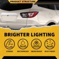 G-plus Tail Light W Bulbs Compatible With Chevy Traverse 2013 2014 2015 2016 2017 Right Passenger Side Outer 84266020 23301757
