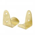 Uxcell Picture Photo Frame Metal Brace Bracket Hanger Gold Tone 25mmx32mmx40mm 2pcs