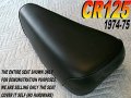 New Replacement Seat Cover Fits Cr125 Honda 1974-75 Cr 125 085