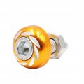 Uxcell 40pcs Aluminum Alloy License Plate Bolt Screw Nuts Gold Tone For Car Motorcycle