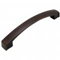 Cosmas 5 Pack 616-128orb Oil Rubbed Bronze Modern Cabinet Hardware Arch Handle Pull Inch 128mm Hole Centers 