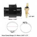 X Autohaux 1 Set Car Engine Coolant Temperature Sensor Switch Radiator Hose Fitting Adapter 38mm 200 F On-185 Off