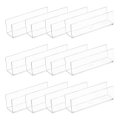 12pcs Plastic Glass Connector Suitable For 12mm Thick 180 Degree To Clamp Fixing Bracket Rimless Clip Holder Aquarium Fish Tank 