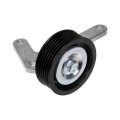 Idler Pulley Ford Fusion 2010 2011 2012 Steel Serpentine Belt Type 6 Groove Black Replacement For 9l8z8678a Al8z8678a 