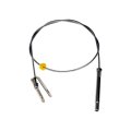 Parking Brake Cable For Toyota Land Cruiser 1999 To 2007 Front Rubber Outer Sleeve Natural Housing Color Replacement 46420 