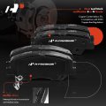 A-premium Front And Rear Ceramic Disc Brake Pads Set Compatible With Select Hyundai Kia Models Accent Rio 2012 2013 2014 2015