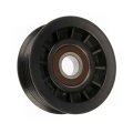 Serpentine Belt Idler Pulley For Chevy Express 1500 2009 Black Polyamide 6 Groove 17mm Inside Diameter Replaces 12581701 